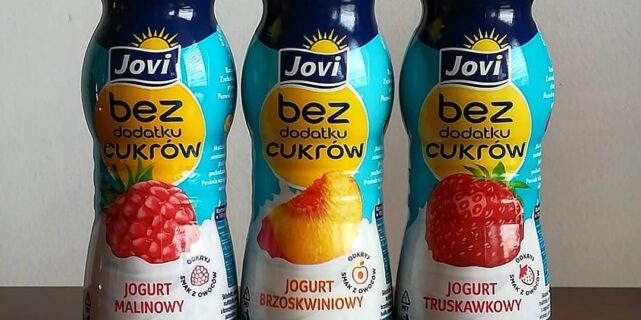 Jovi Jogurty Bez Cukru – recenzja trzech smaków!