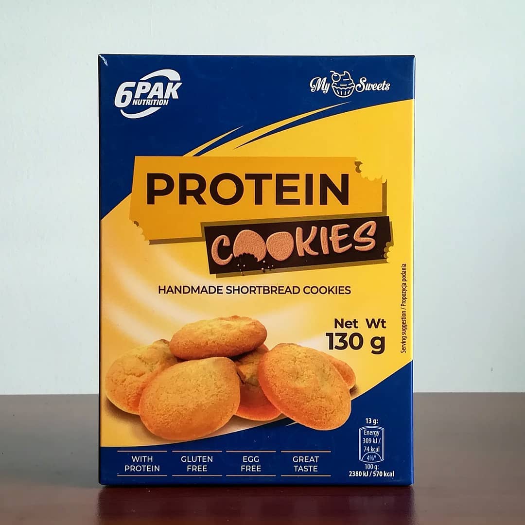 6PAK Nutriiton Protein Cookies – przypominają biszkopty!