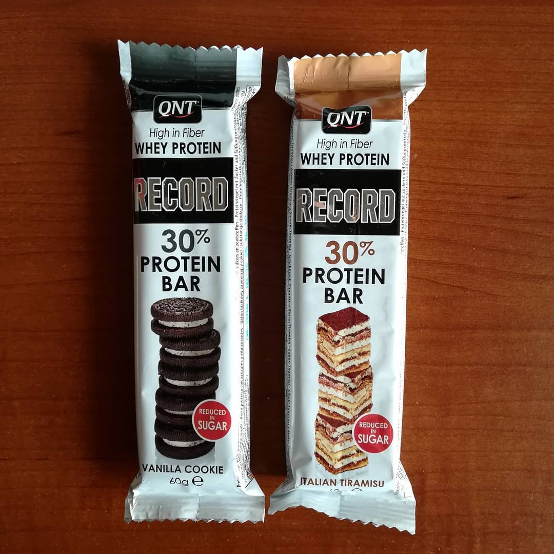 QNT Record Protein Bar – test dwóch smaków!