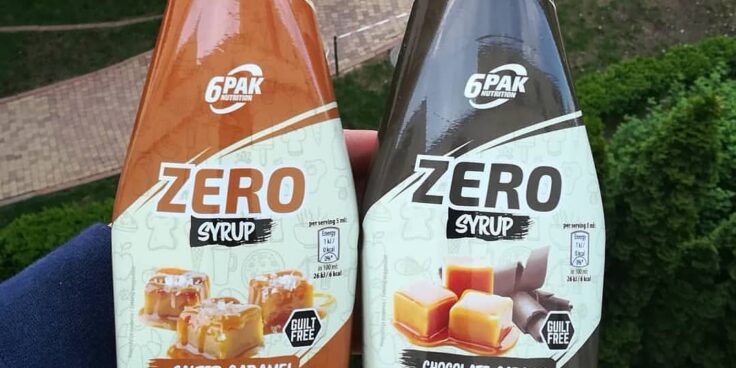 6PAK Nutrition Zero Syrup – salted caramel i chocolate caramel