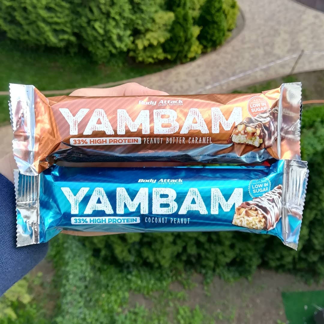 Body Attack Yambam – peanut butter caramel i coconut peanut
