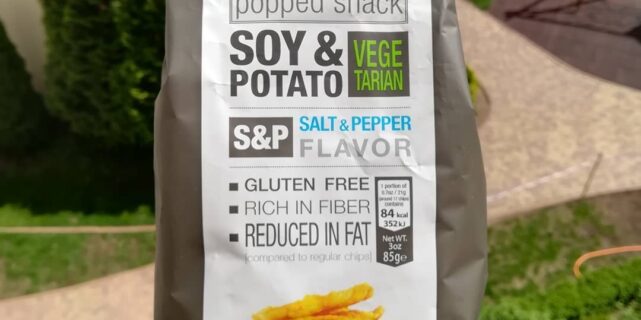 TooGood Popped Snack Soy & Potato – fit chipsy z Auchan!