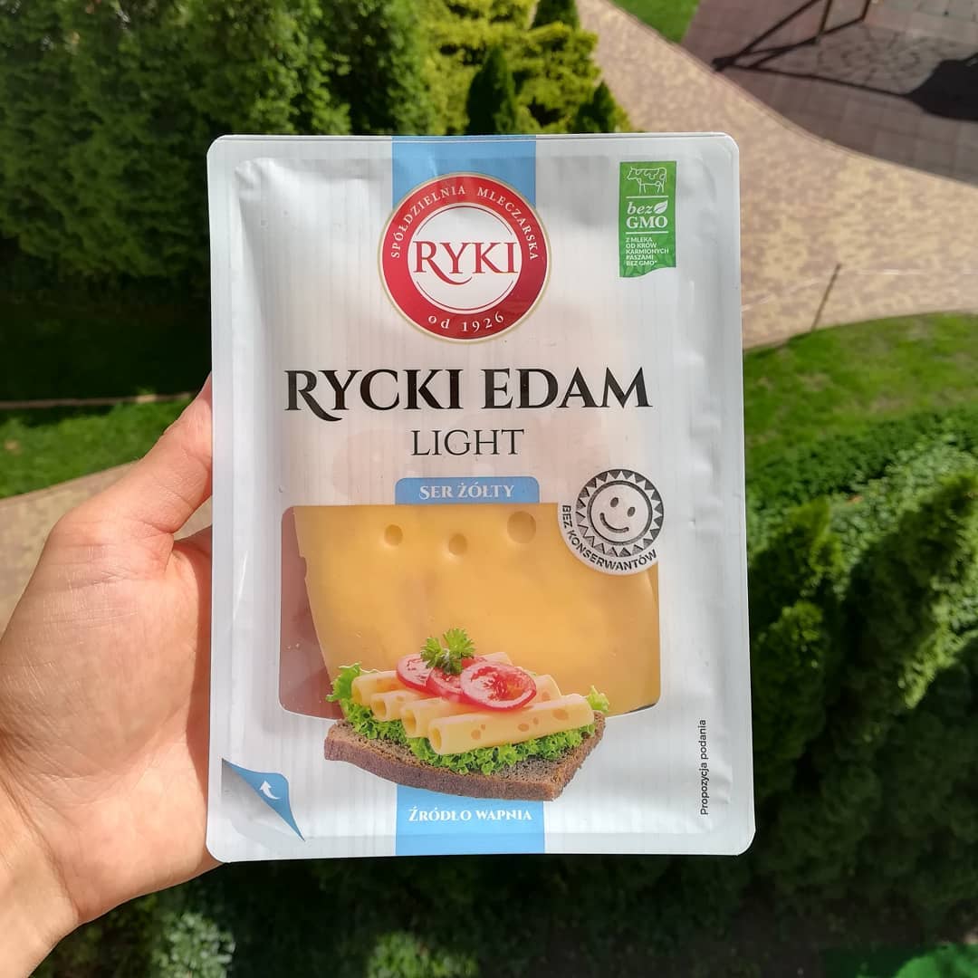 Ryki Ser Rycki Edam Light – alternatywa dla tłustego sera!