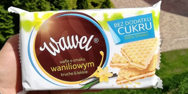 Wawel Wafle Waniliowe – bez dodatku cukrów!