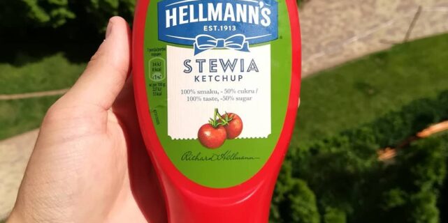Hellmann’s Ketchup Bez Cukru – słodzony stewią!