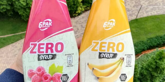6PAK Nutrition Zero Syrup – raspberry i banana