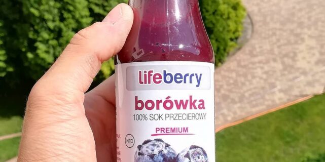 Lifeberry Sok Borówkowy Przecierowy – bez dodatku cukru!
