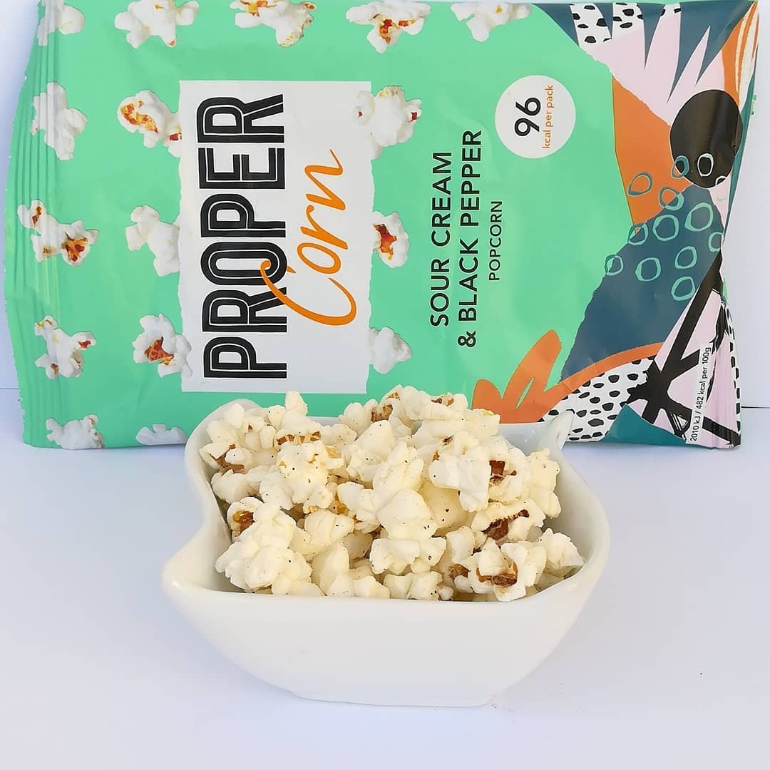 Propercorn Sour Cream & Black Pepper – smakowy fit popcorn!