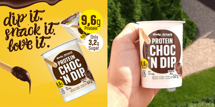 Body Attack Protein Choc’n Dip – lepsze niż Nutella & Go?