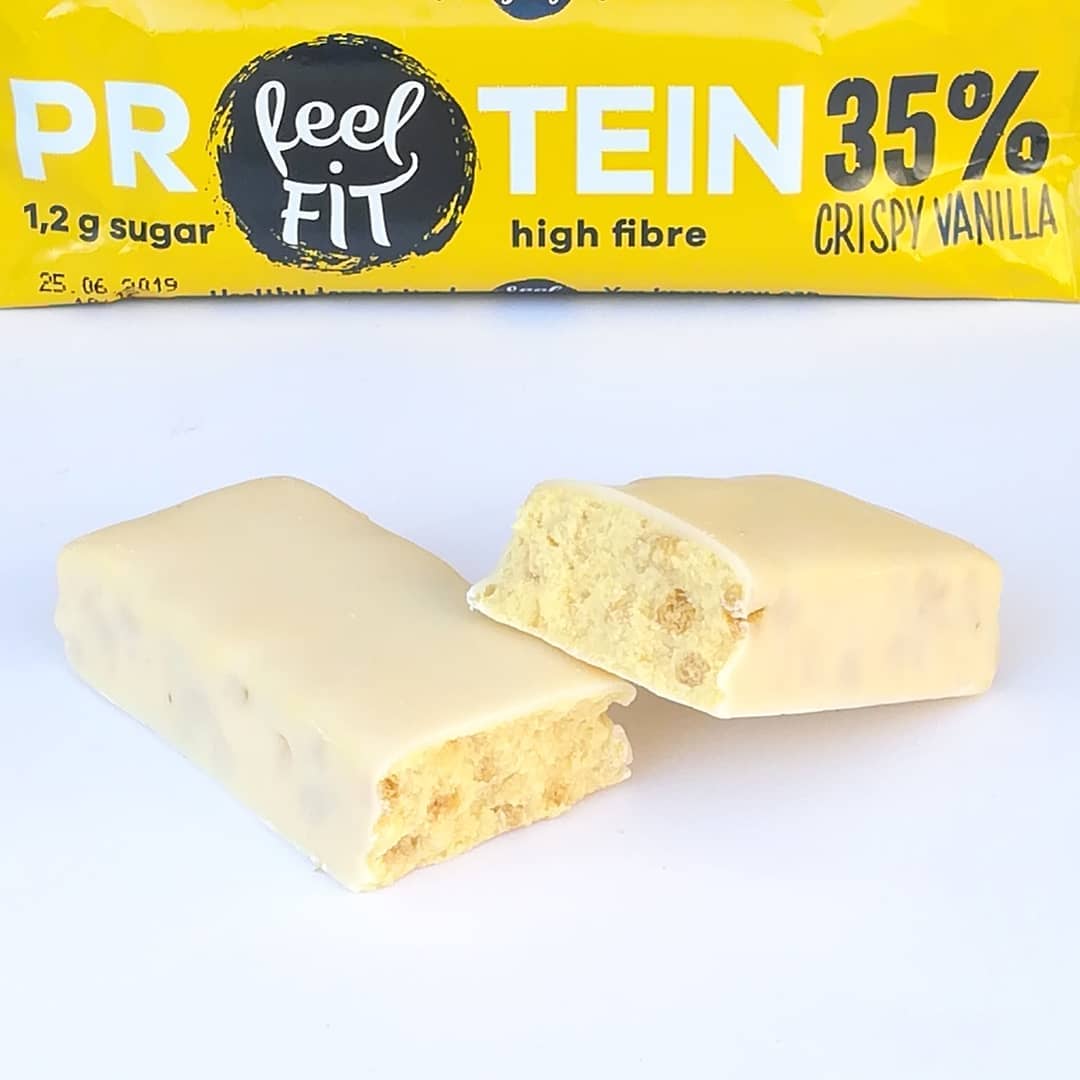 Feel Fit Protein 35% Crispy Vanilla – baton prote(inny)