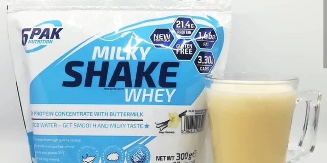 6PAK Milky Shake Whey Vanilla – białko z maślanką!