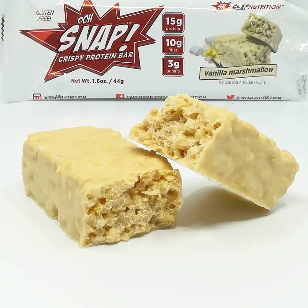 Snap Nutrition Crispy Bar – smak vanilla marshmallow!