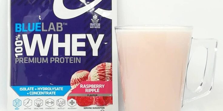 USN Blue Lab Whey Protein – smak Raspberry Ripple!