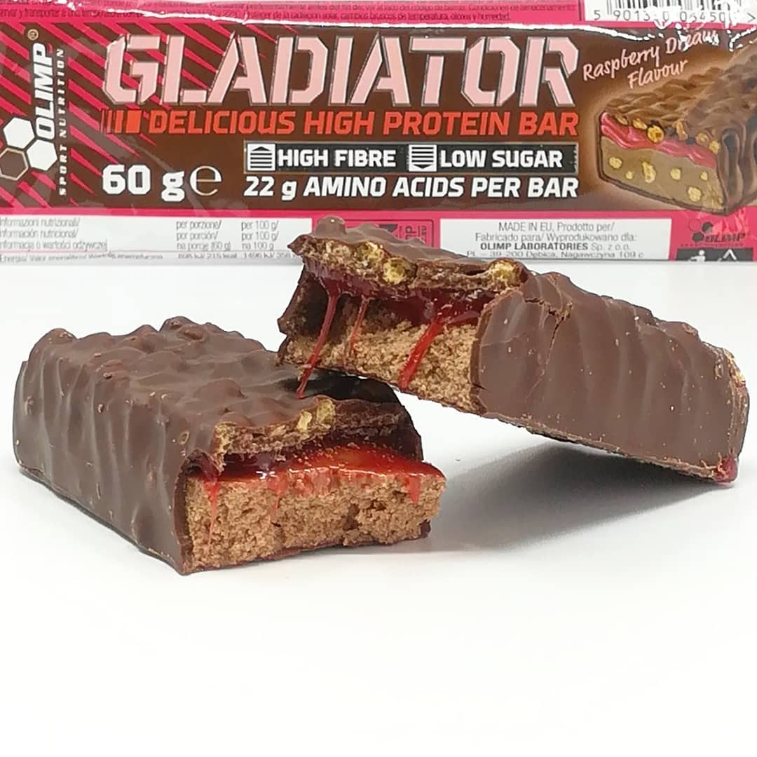 Olimp Gladiator Raspberry Dream – ciemna czekolada i maliny!