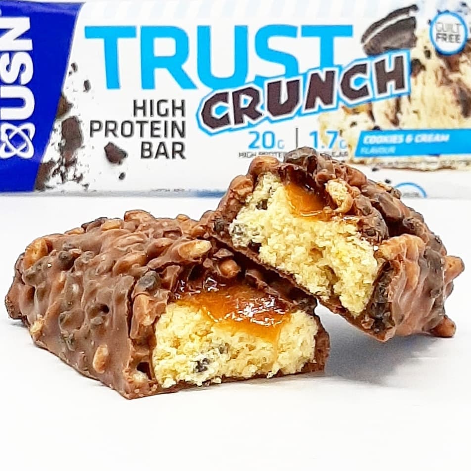 USN Trust Crunch Cookies & Cream – dużo ciastek i czekolady!