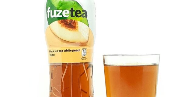 Fuze Tea Black Ice Tea White Peach Zero Sugar – testuję fit herbatę!