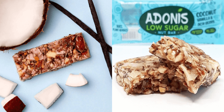 Adonis Nut Bar – coconut & vanilla & acai berry!