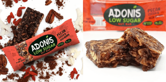 Adonis Nut Bar – pecam & cocoa & goji berries