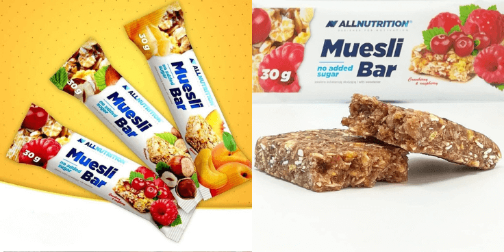 All Nutrition Muesli Bar – mix żurawiny z maliną!