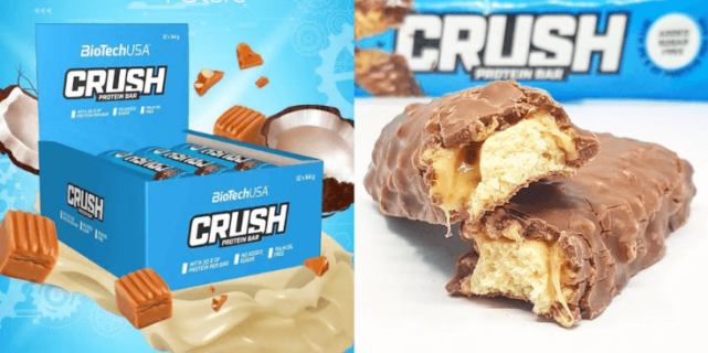 Crush Protein Bar Toffee Coconut – nowość od BiotechUSA!