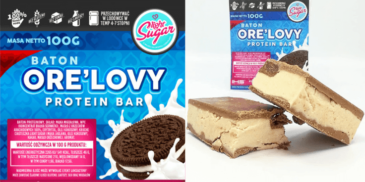 Light Sugar Ore’lovy Protein Bar – ma kawałki ciastek „oreo”!