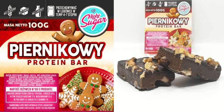 Light Sugar Piernikowy Protein bar – świąteczny baton!