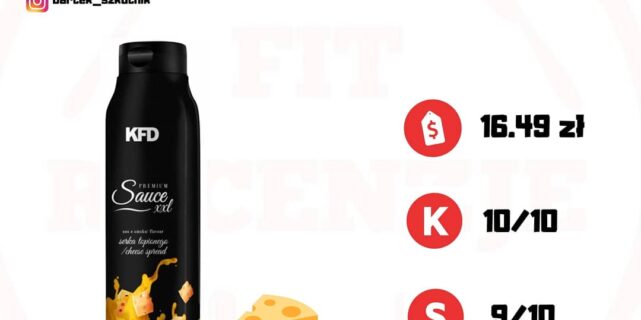KFD Sauce Premium XXL Cheese Spread – jak serek topiony?