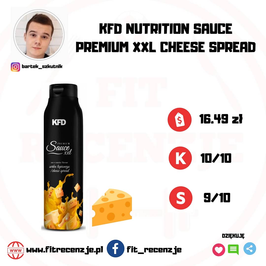 KFD Sauce Premium XXL Cheese Spread – jak serek topiony?