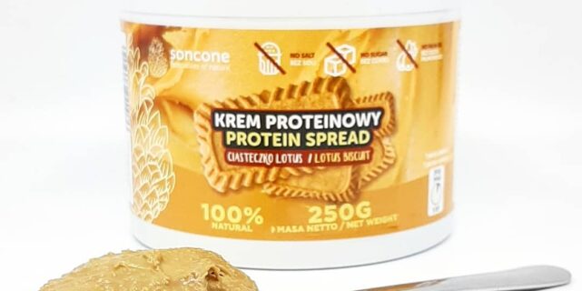 Soncone Protein Spread Biscuit – krem o smaku ciastek Lotus!