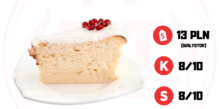 Fit Cake Sernik Waniliowy – tylko 4.5g tłuszczu!