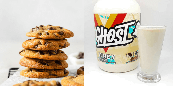 Ghost Chocolate Chip Cookie – białko z kawałkami ciastek!