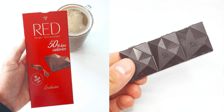 RED Dark Chocolate 50% mniej kalorii – recenzja!