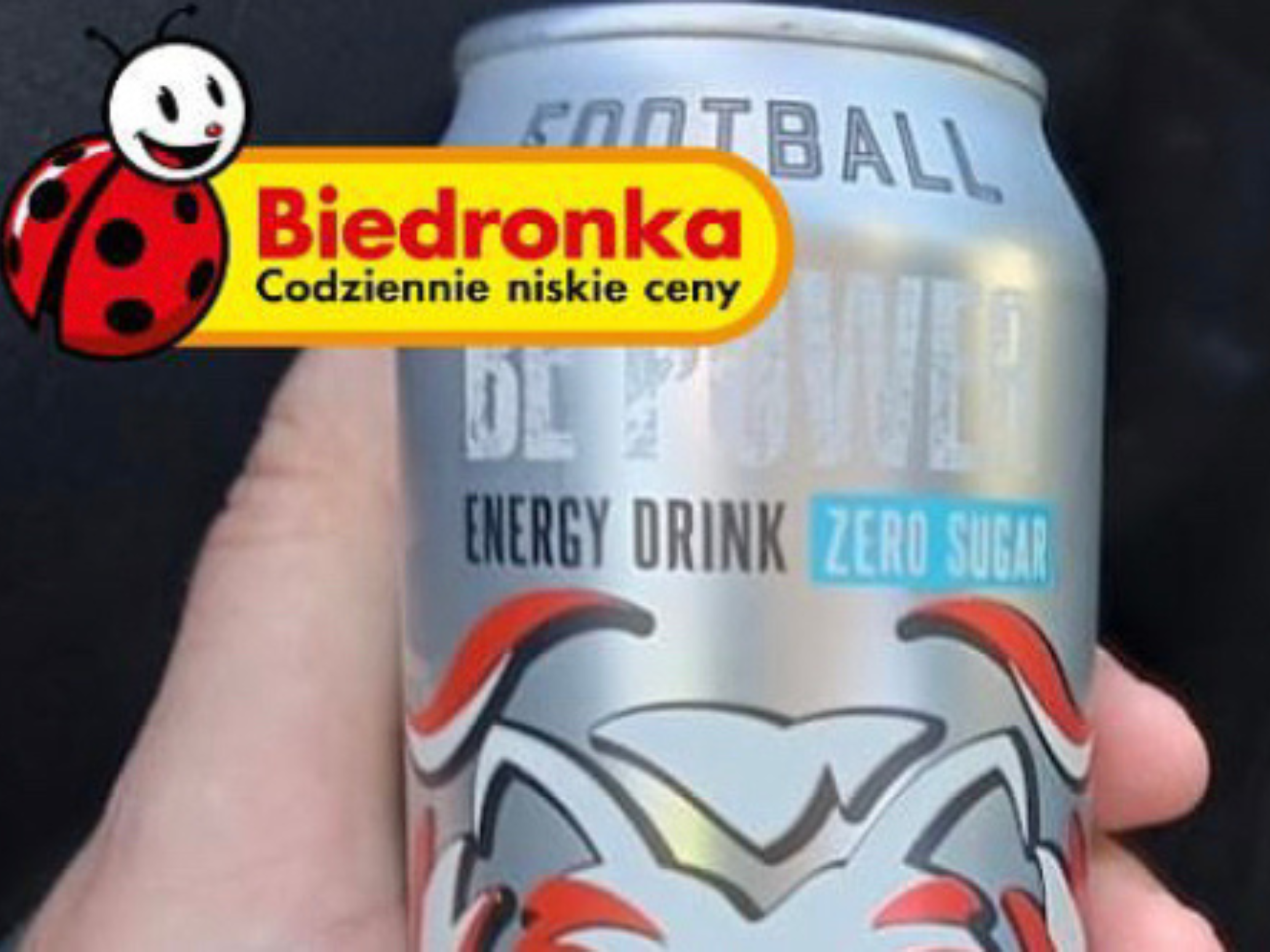 Nowy napój energetyczny Be Power Football w Biedronce!