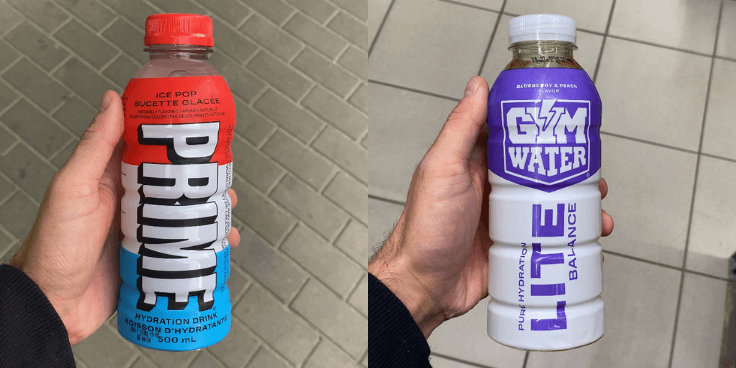 PRIME vs Gym Water – porównanie napojów funkcjonalnych